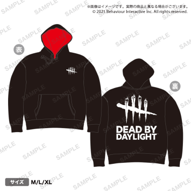 Dead by Daylight ロゴパーカーBLACK/RED